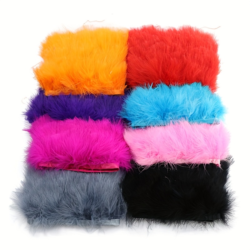 Fringe Ribbon Sewing - Nastro con Frange di Piume di