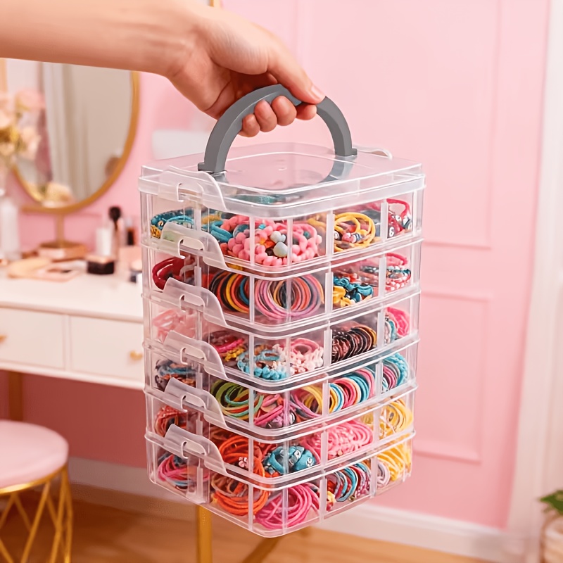 Craft Embellishment Storage - Scatola portaoggetti trasparente a 5 strati