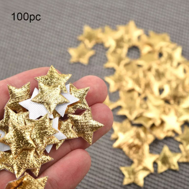 Embellishments For Scrapbooking - 100 pezzi stelle oro/argento per decorazioni