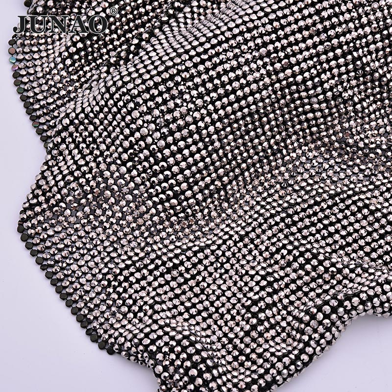 Junao 45*120 Centimetri Oro Ne - Hotfix Rhinestone Sheet recensione e prezzo