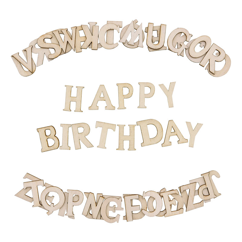 100 pz lettere alfabeto in leg - Embellishments For Scrapbooking recensione e prezzo