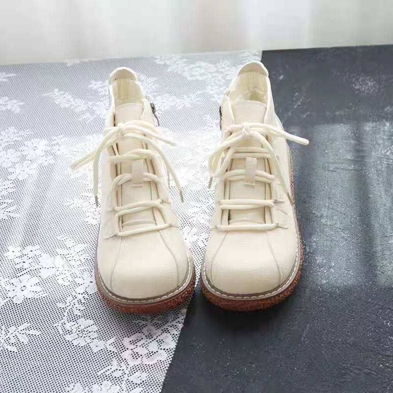 Careaymade-stivali stringati V - Guipure Lace Panel recensione e prezzo