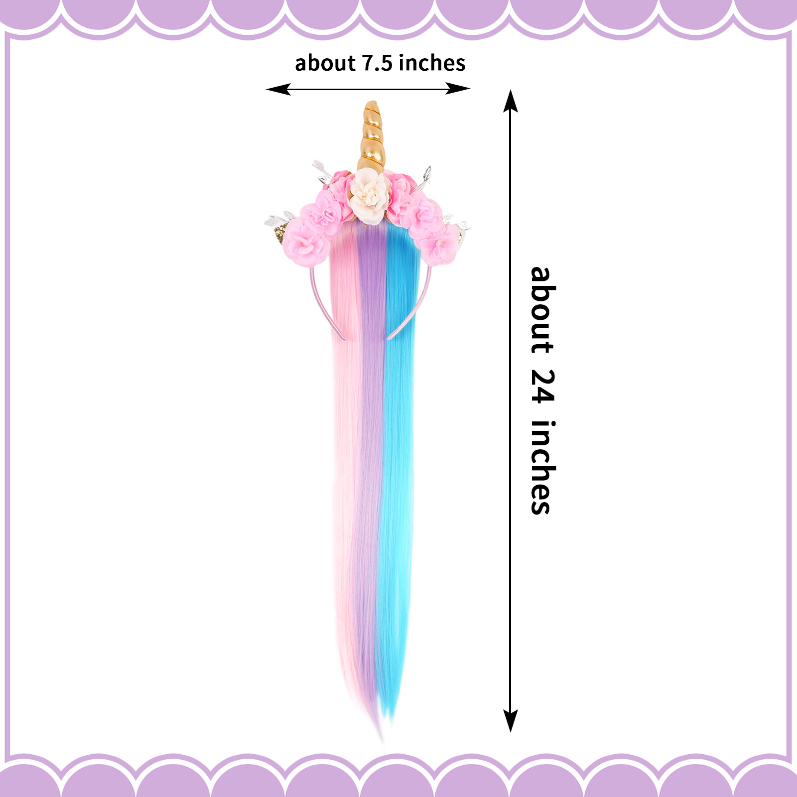 Fascia per capelli da bambina  - Tassel Fringe Trim recensione e prezzo