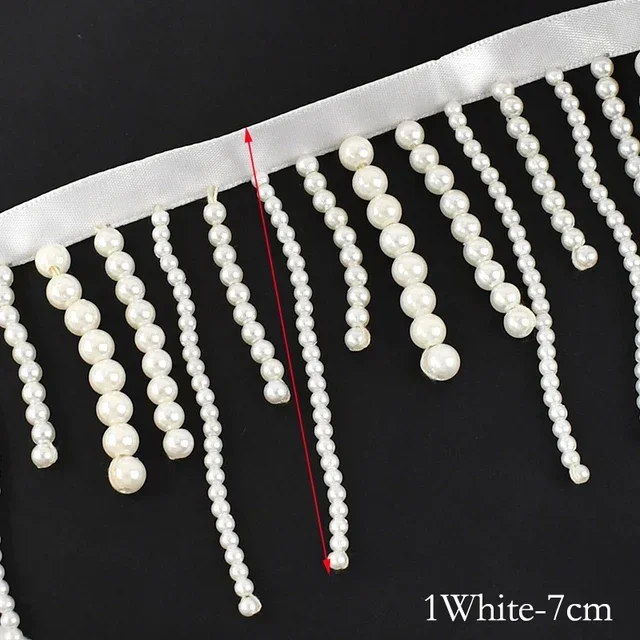 1/2 Metri di Perle In Rilievo  - Fringe Ribbon Sewing recensione e prezzo