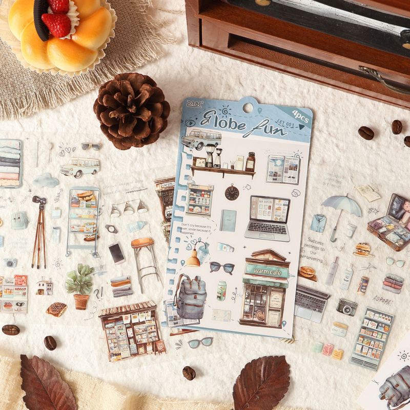 Confezione da 4 Adesivi Vintag - Embellishments For Scrapbooking recensione e prezzo